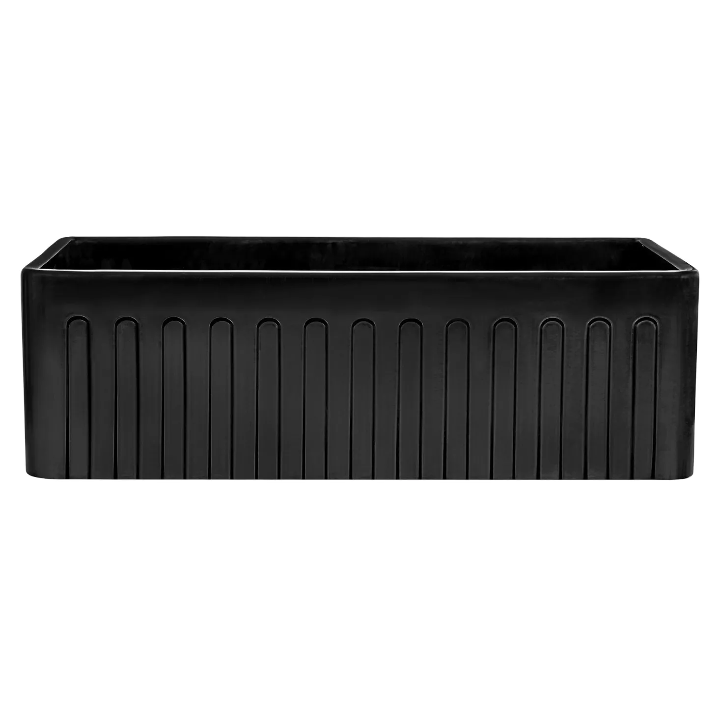 Ruvati 30 x 20" Fireclay Reversible Farmhouse Apron-Front Kitchen Sink Single Bowl