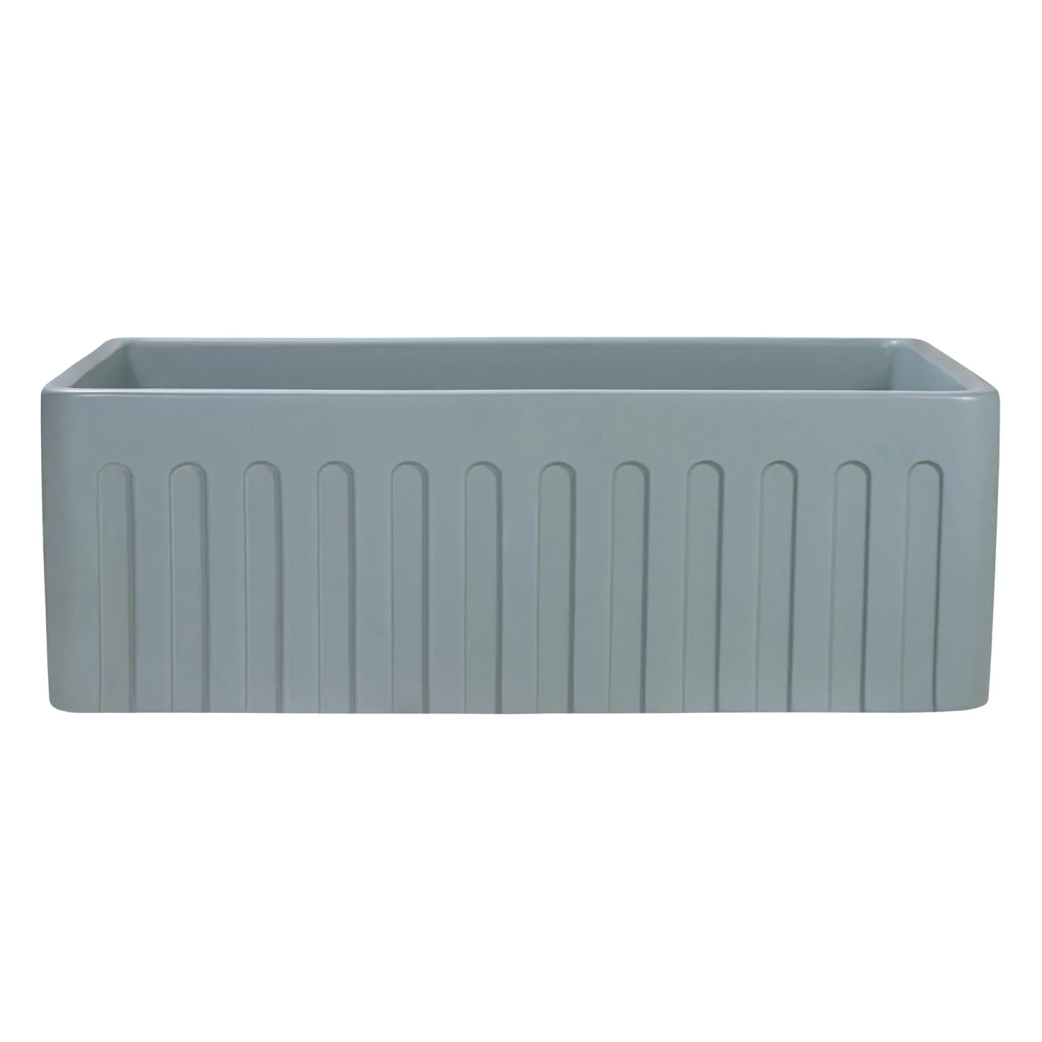 Ruvati 30 x 20" Fireclay Reversible Farmhouse Apron-Front Kitchen Sink Single Bowl