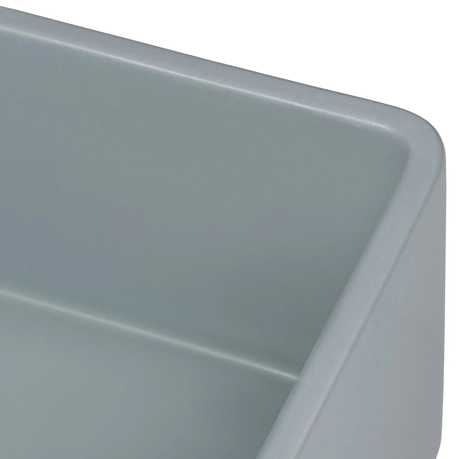 Ruvati 30 x 20" Fireclay Reversible Farmhouse Apron-Front Kitchen Sink Single Bowl