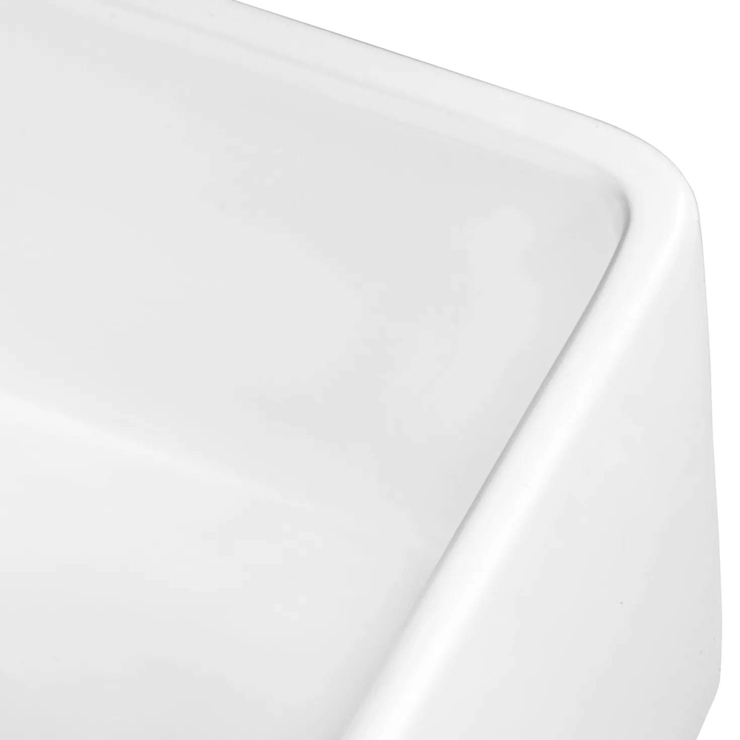 Ruvati 30 x 20" Fireclay Reversible Farmhouse Apron-Front Kitchen Sink Single Bowl