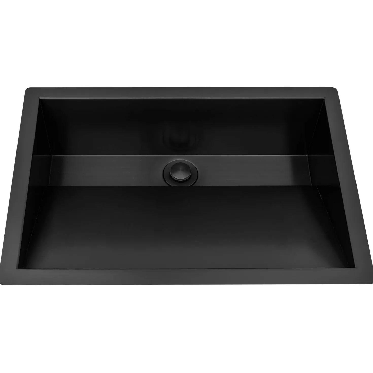 Ruvati 20 x 14" Gunmetal Stainless Steel Undermount Ramp Bathroom Sink