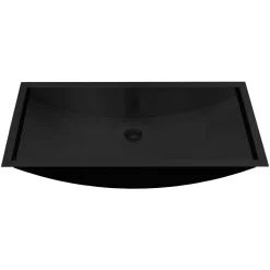 Ruvati 30 x 14" Gunmetal Stainless Steel Undermount Rectangular Bathroom Sink