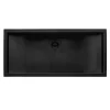 Ruvati 34 x 14" Gunmetal Stainless Steel Undermount Rectangular Bathroom Sink