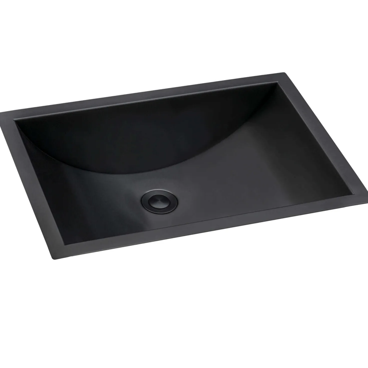 Ruvati 16 x 13" Gunmetal Undermount Bathroom Sink Stainless Steel