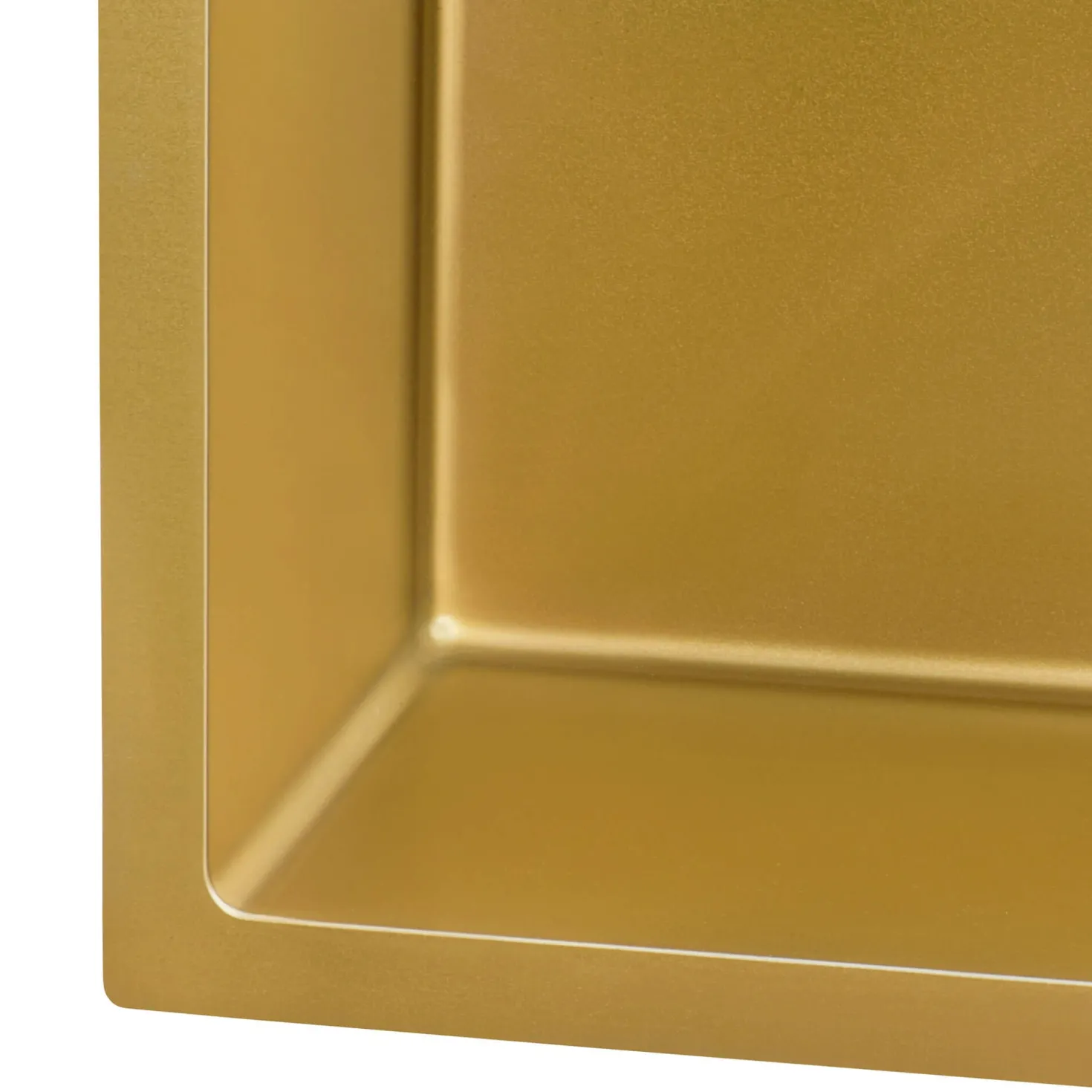 Ruvati 15" x 20" Matte Gold Stainless Steel Topmount Bar Prep Sink