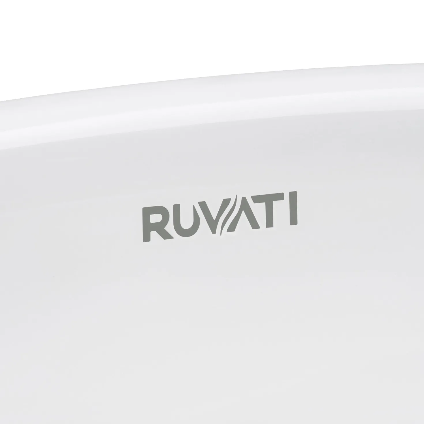 Ruvati 21" x 15" Rectangular Undermount Bathroom Sink in White