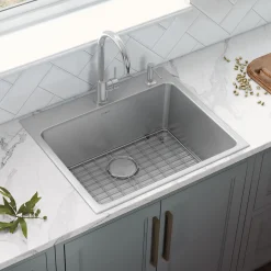 Ruvati 23" x 20" Topmount 16 Gauge Stainless Steel Kitchen Sink