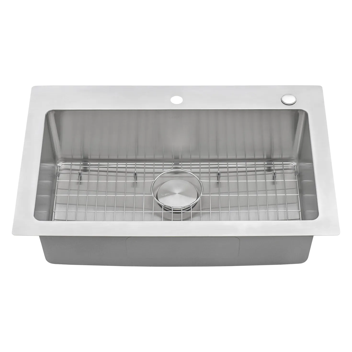 Ruvati 33" x 22" Topmount 16 Gauge Stainless Steel Kitchen Sink