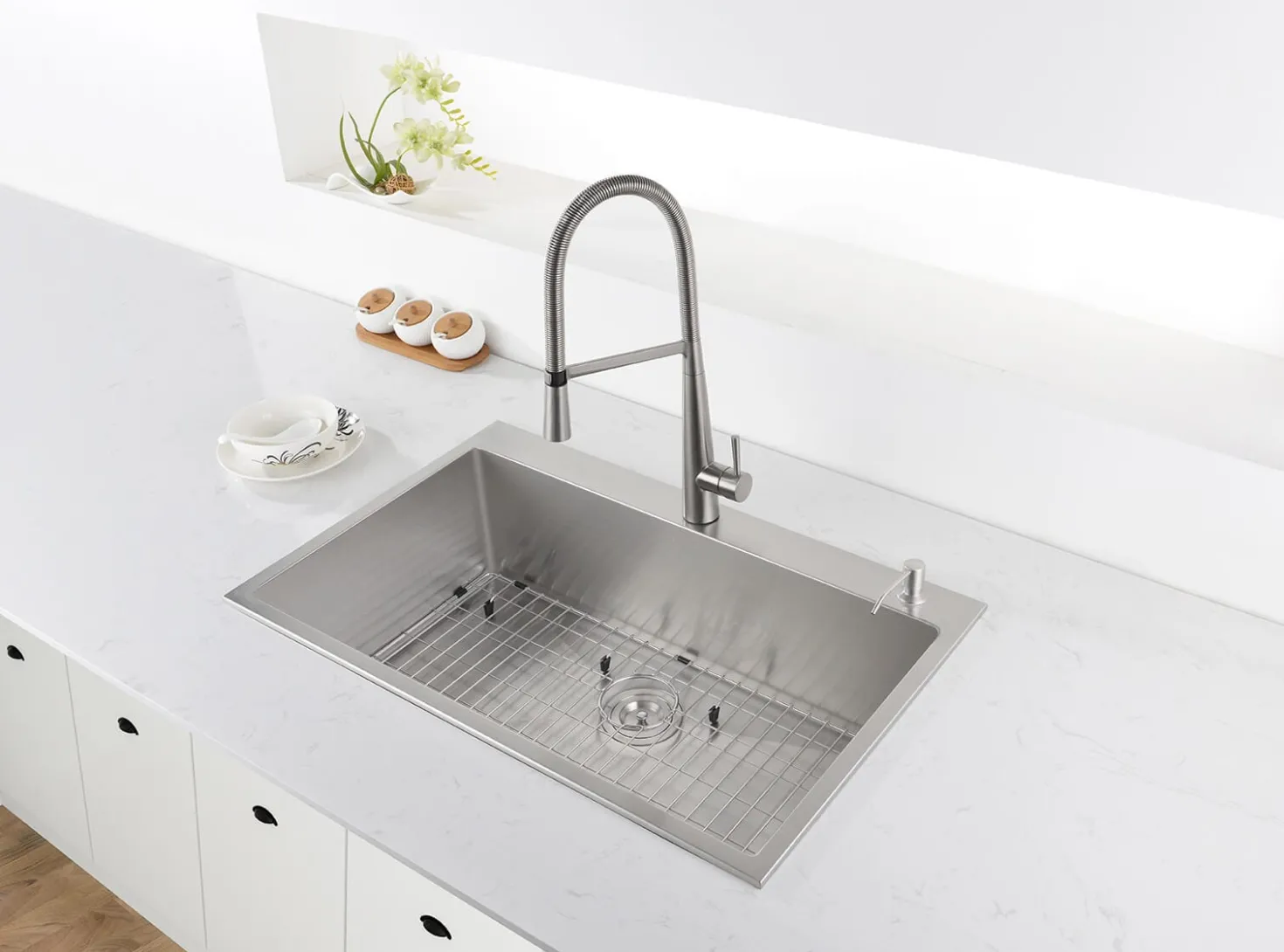 Ruvati 27" x 20" Topmount 16 Gauge Stainless Kitchen Sink