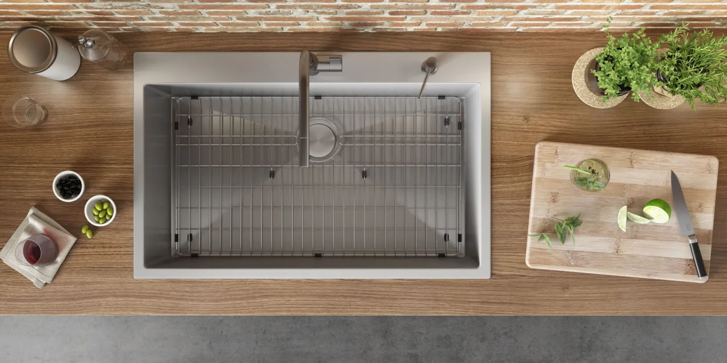 Ruvati 27" x 20" Topmount 16 Gauge Stainless Kitchen Sink