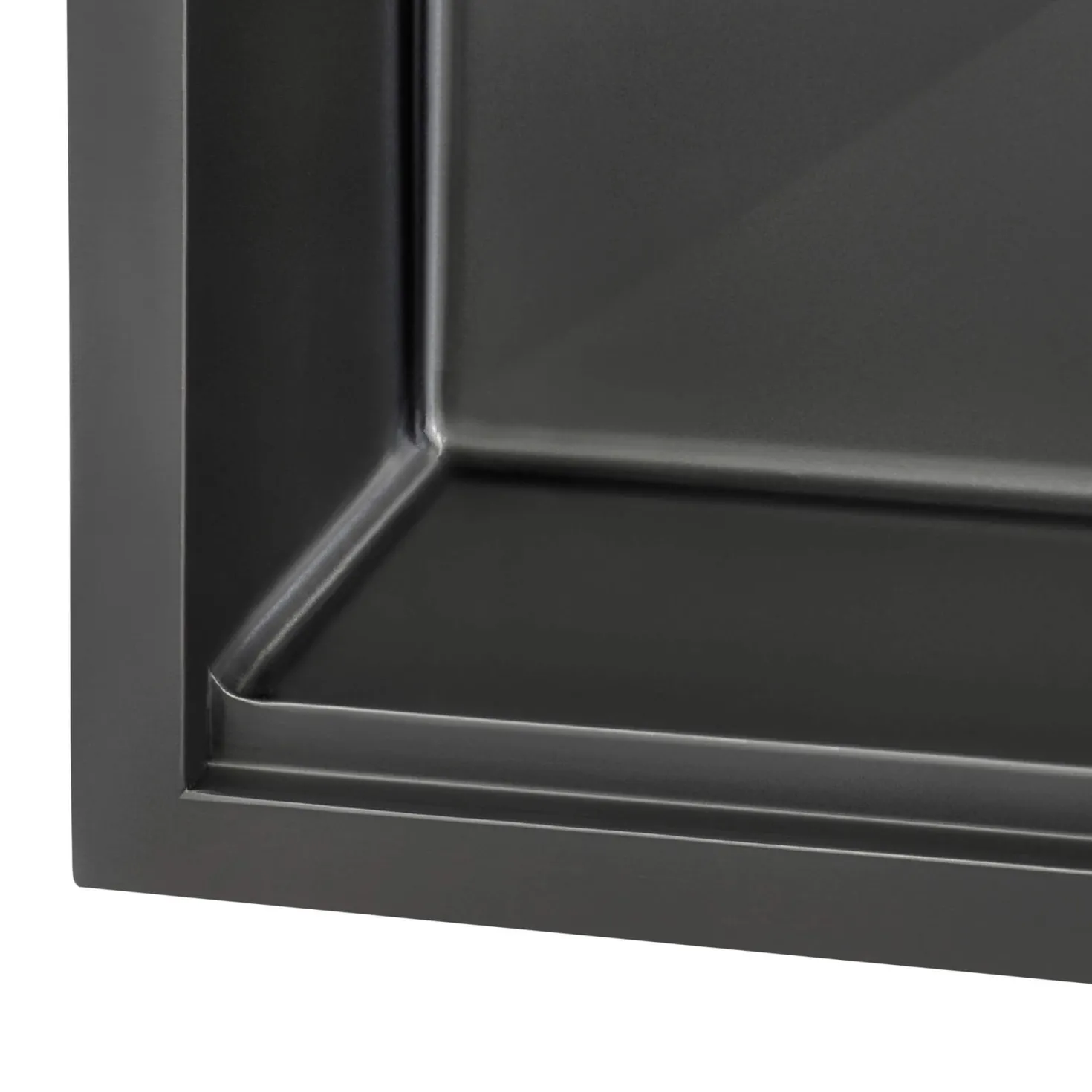 Ruvati 15" x 20" Topmount Gunmetal Stainless Workstation Bar Sink