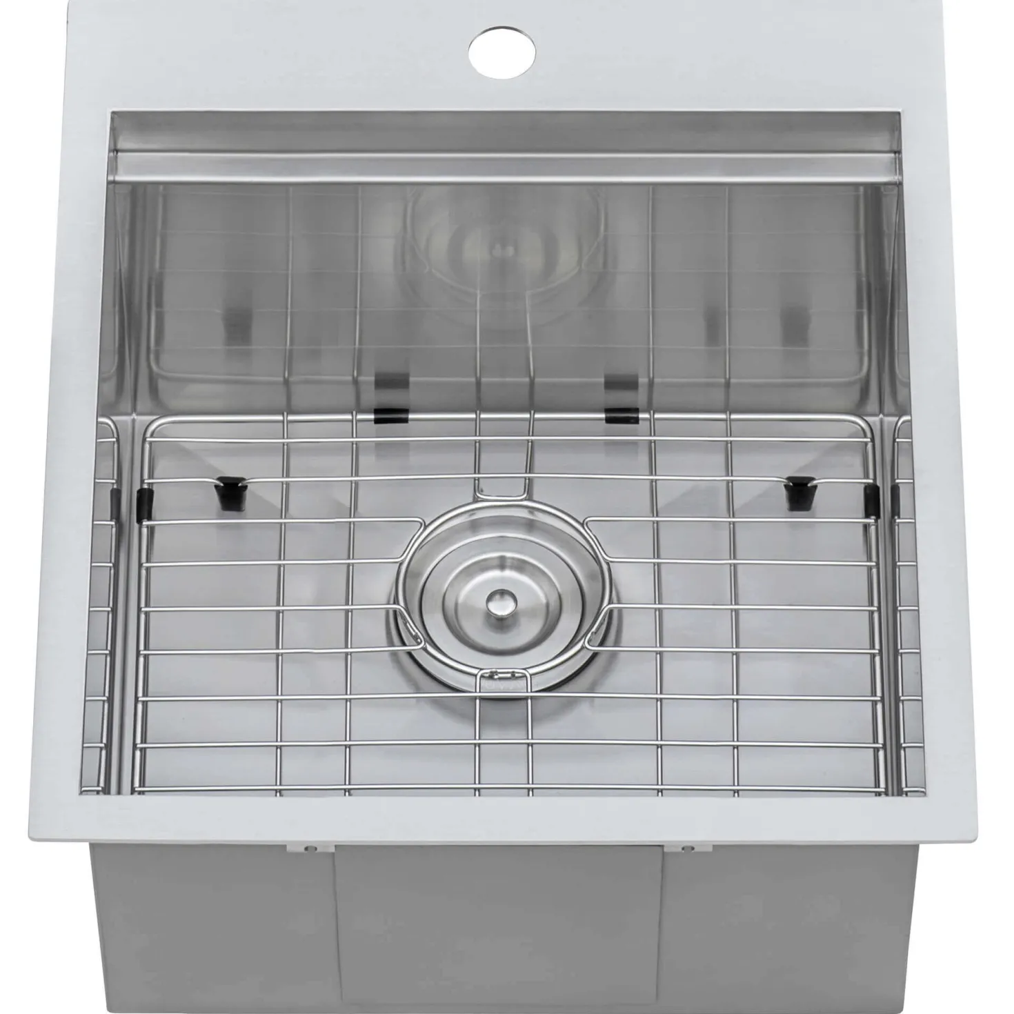 Ruvati 21" x 20" Topmount Laundry Utility Workstation Sink | 12" Deep