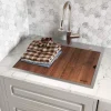 Ruvati 21" x 20" Topmount Laundry Utility Workstation Sink | 12" Deep