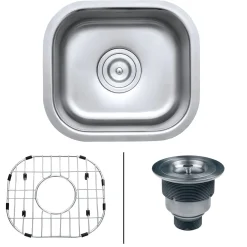 Ruvati 13 x 15" Undermount 16 Gauge Stainless Steel Bar Prep Sink
