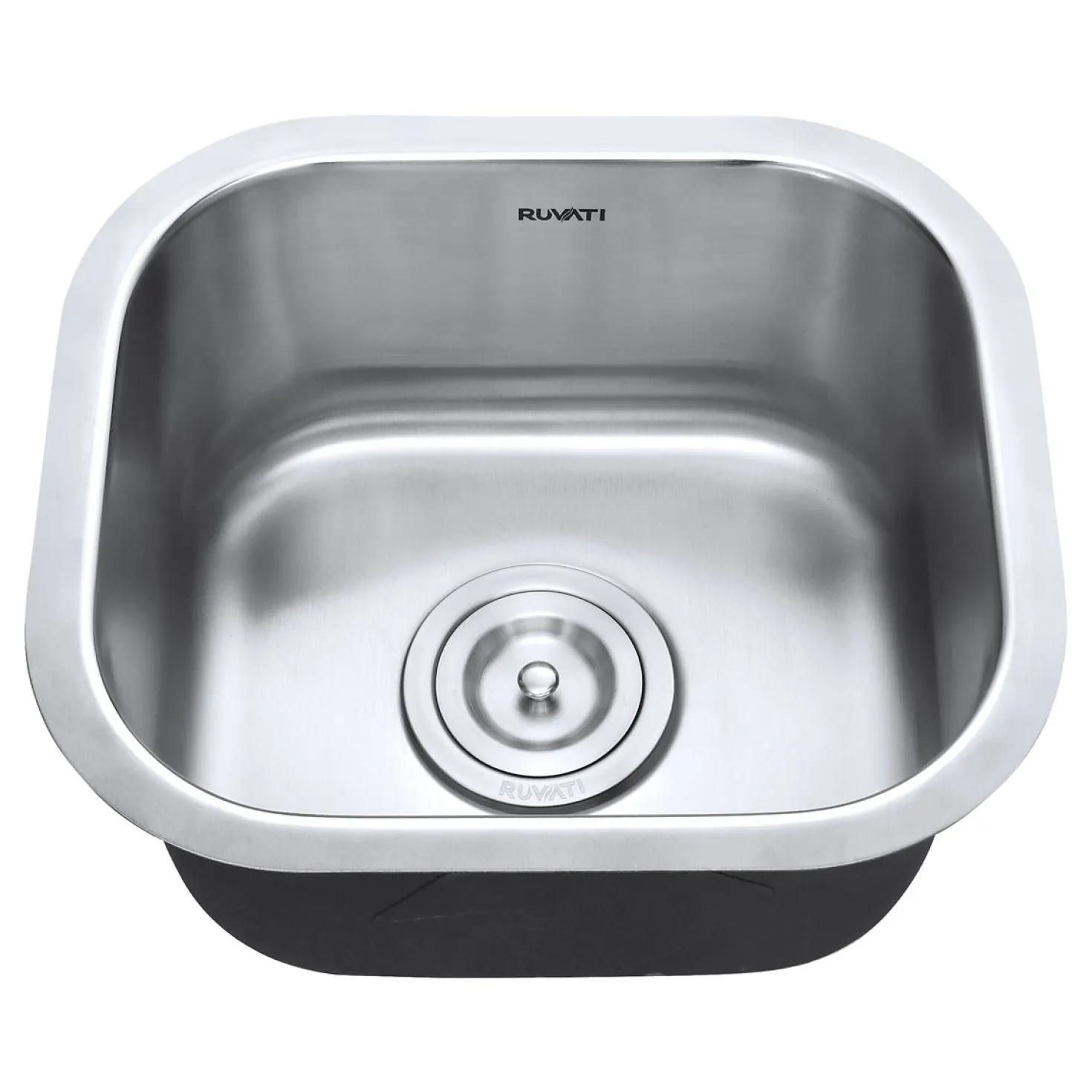Ruvati 13 x 15" Undermount 16 Gauge Stainless Steel Bar Prep Sink
