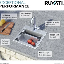 Ruvati 15 x 15