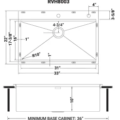 Ruvati 33 x 22