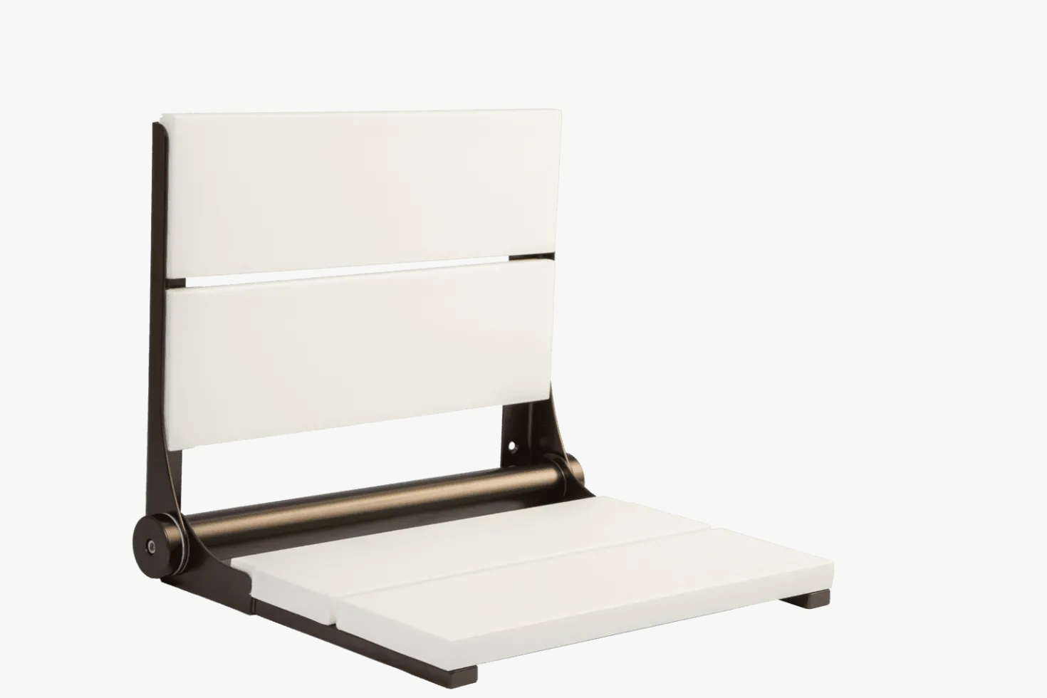 18" Shower Seat with Bronze Frame