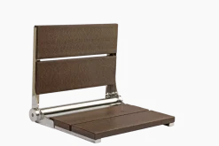 18" Shower Seat with Polished Frame