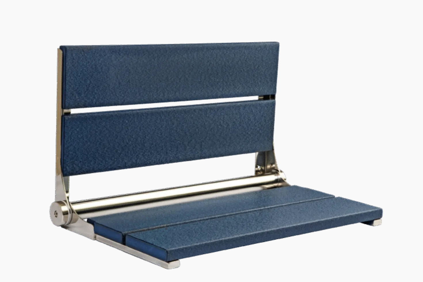 26" Shower Seat with Polished Frame
