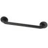Silver Sage 18" Brass ADA Grab Bar in Matte Black
