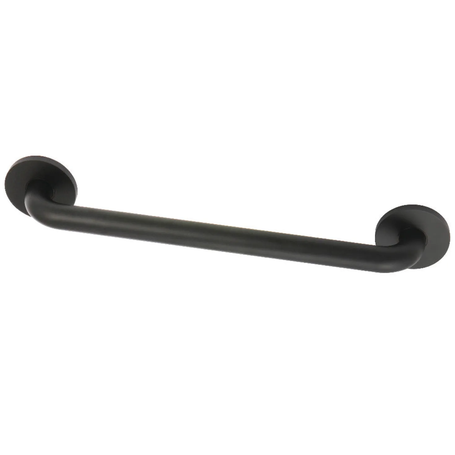 Silver Sage 18" Brass ADA Grab Bar in Matte Black