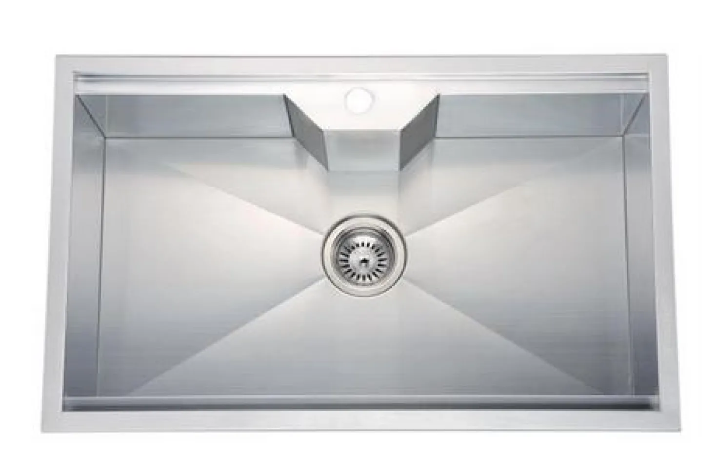 31" Single Bowl Dual Mount 18 Gauge Stainless Steel Kitchen Sink