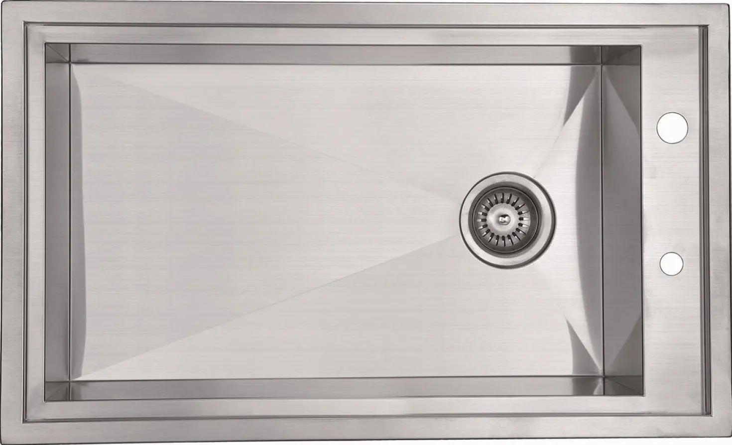 32" Single Bowl Dual Mount 18 Gauge Stainless Steel Kitchen Sink