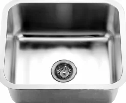20" Single Bowl 16 Gauge Undermount Stainless Steel Kitchen Sink