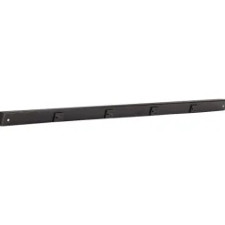 Slim Angle Under Cabinet Outlet Power Strip | Black Finish