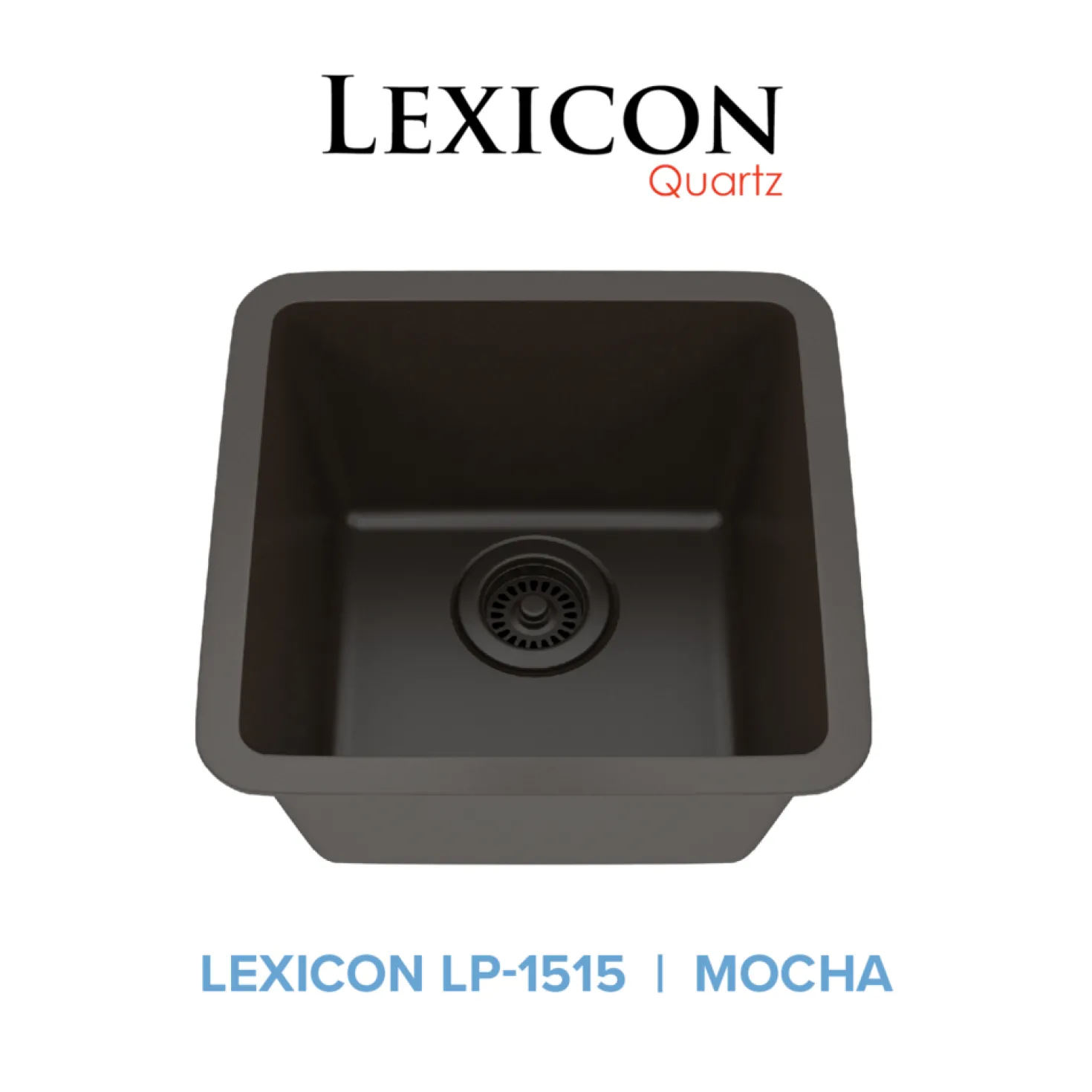 Square Quartz Composite Bar/Prep Sink