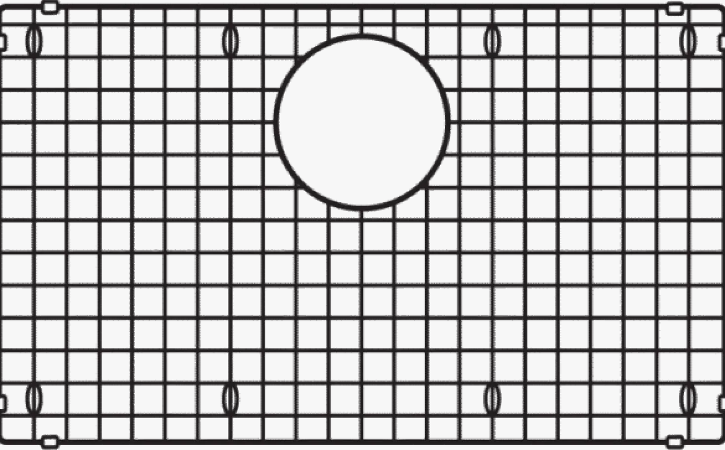 Stainless Steel Bottom Grid for BLANCO Precis 27" Sinks