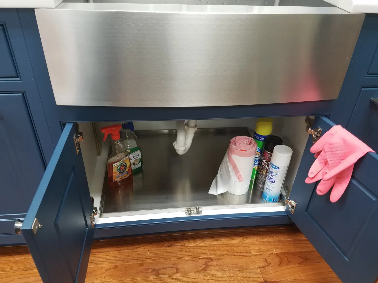 Stainless Steel Sink Base Tray