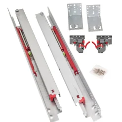Standard Duty Soft-close 100 lb Full Extension Undermount Slide Kit