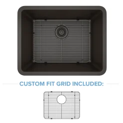 Standard Size Rectangle Quartz Composite Kitchen Sink