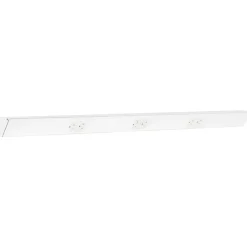 Tamper Resistant Angle Under Cabinet Outlet Power Strip | White Finish