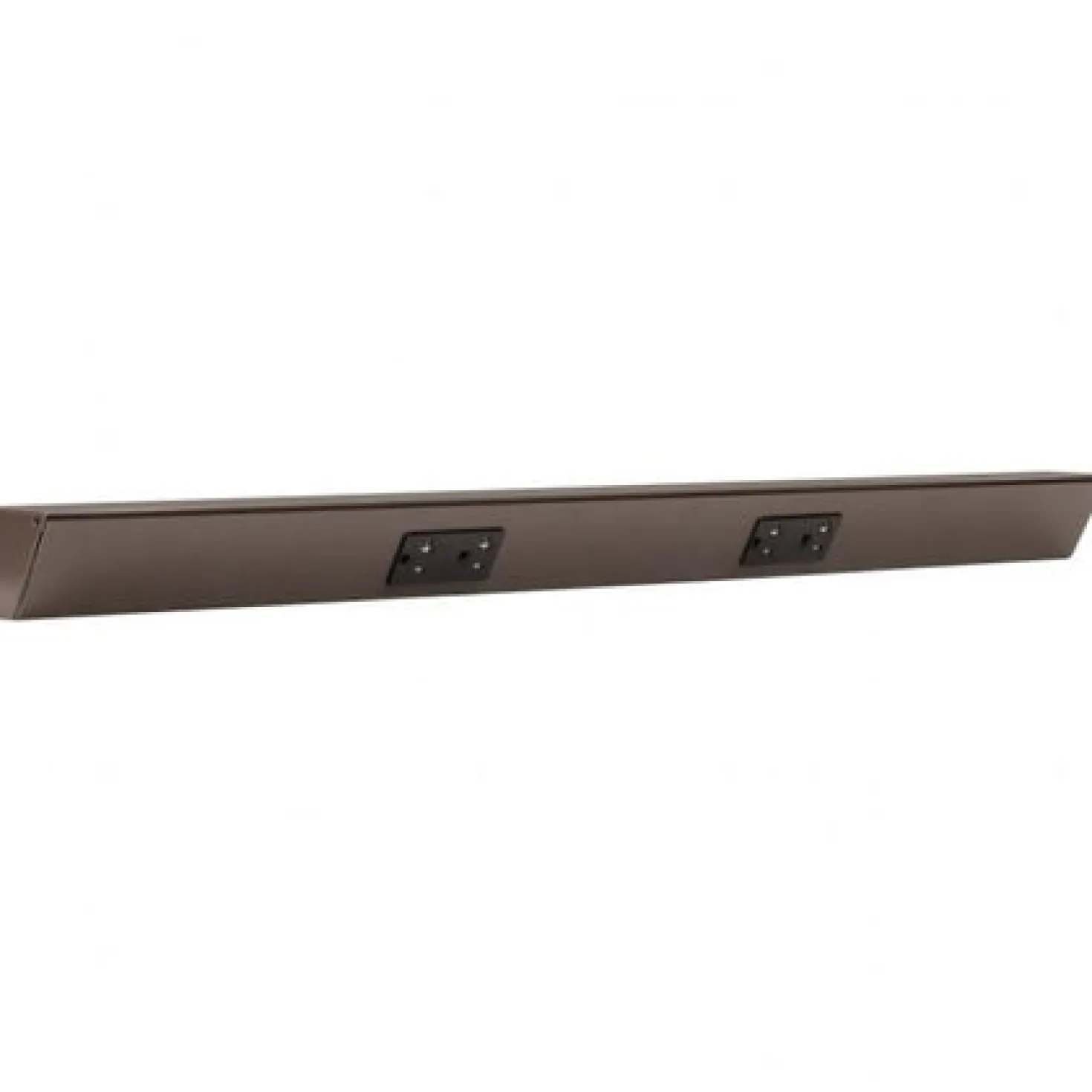 Tamper Resistant Angle Under Cabinet Outlet Power Strip | Bronze Finish