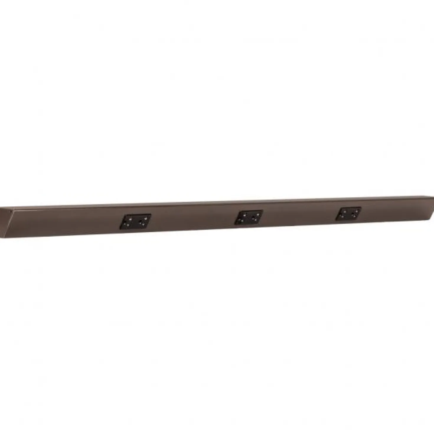 Tamper Resistant Angle Under Cabinet Outlet Power Strip | Bronze Finish