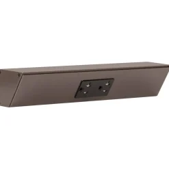 Tamper Resistant Angle Under Cabinet Outlet Power Strip | Bronze Finish