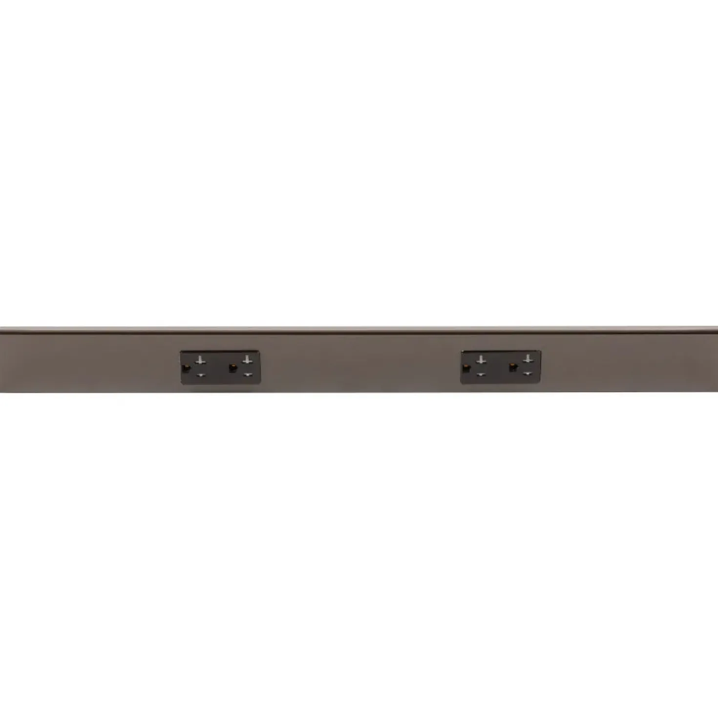 Tamper Resistant Angle Under Cabinet Outlet Power Strip | Bronze Finish
