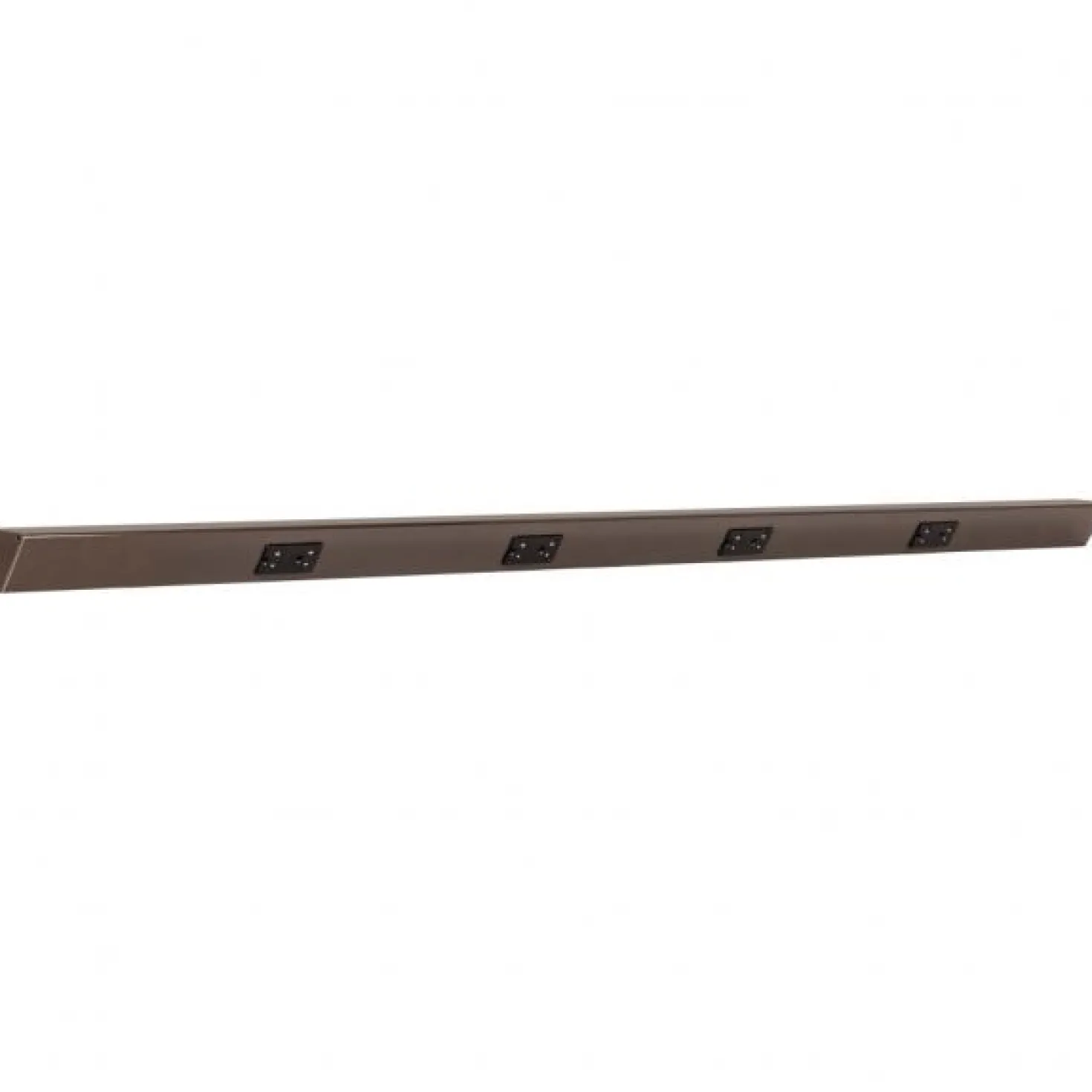 Tamper Resistant Angle Under Cabinet Outlet Power Strip | Bronze Finish