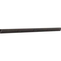 Tamper Resistant Angle Under Cabinet Outlet Power Strip | Black Finish