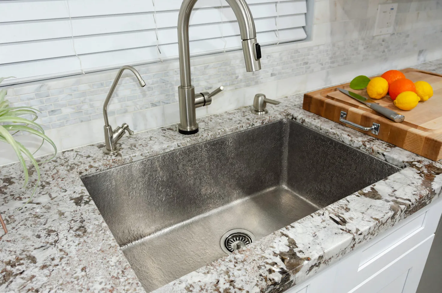 33" Terra Firma Single Bowl Thick Nickel Plated Undermount Sink