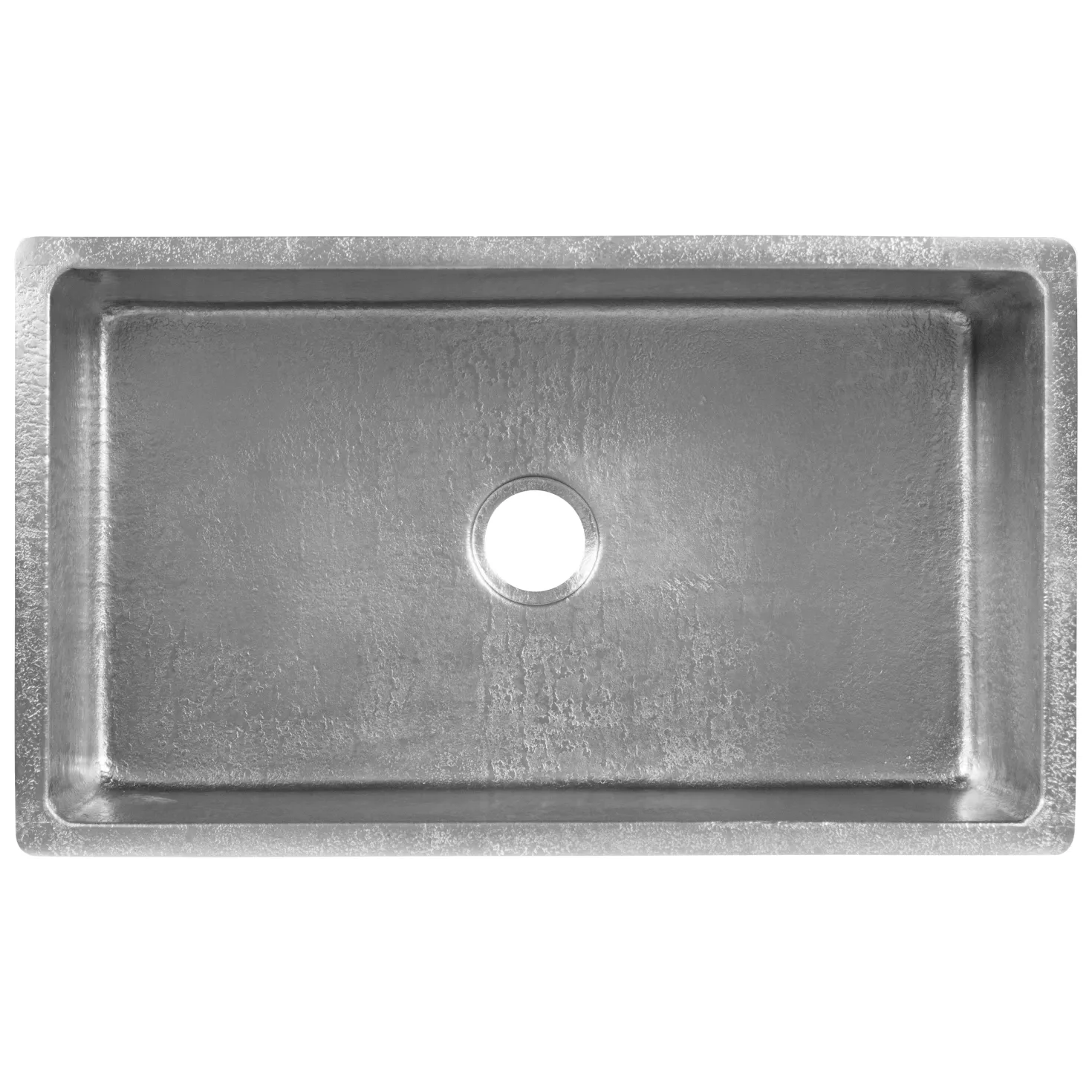 33" Terra Firma Single Bowl Thick Nickel Plated Undermount Sink