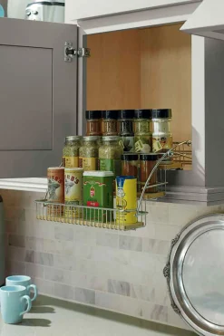 Three Tier Pull Down Spice Rack