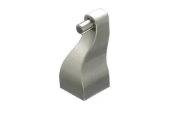 Topknobs AQ1BSN Single Hook in Brushed Satin Nickel