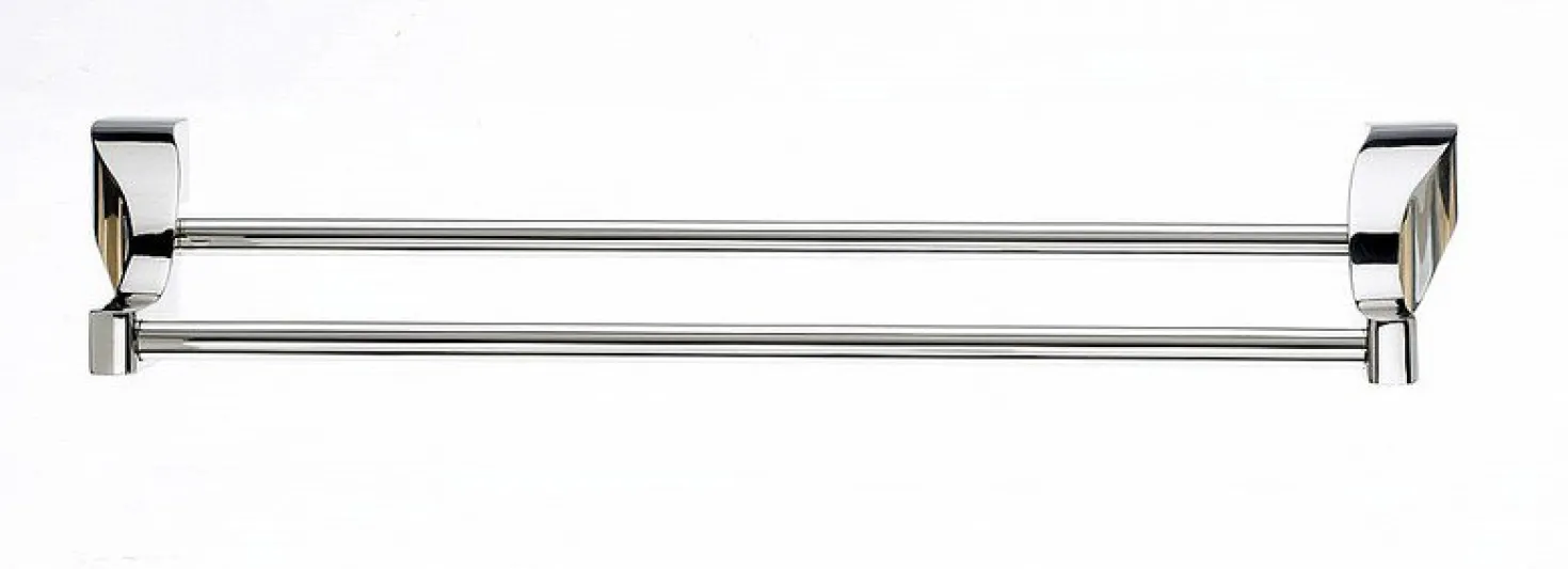 Topknobs AQ7PN 18" Double Towel Bar in Polished Nickel