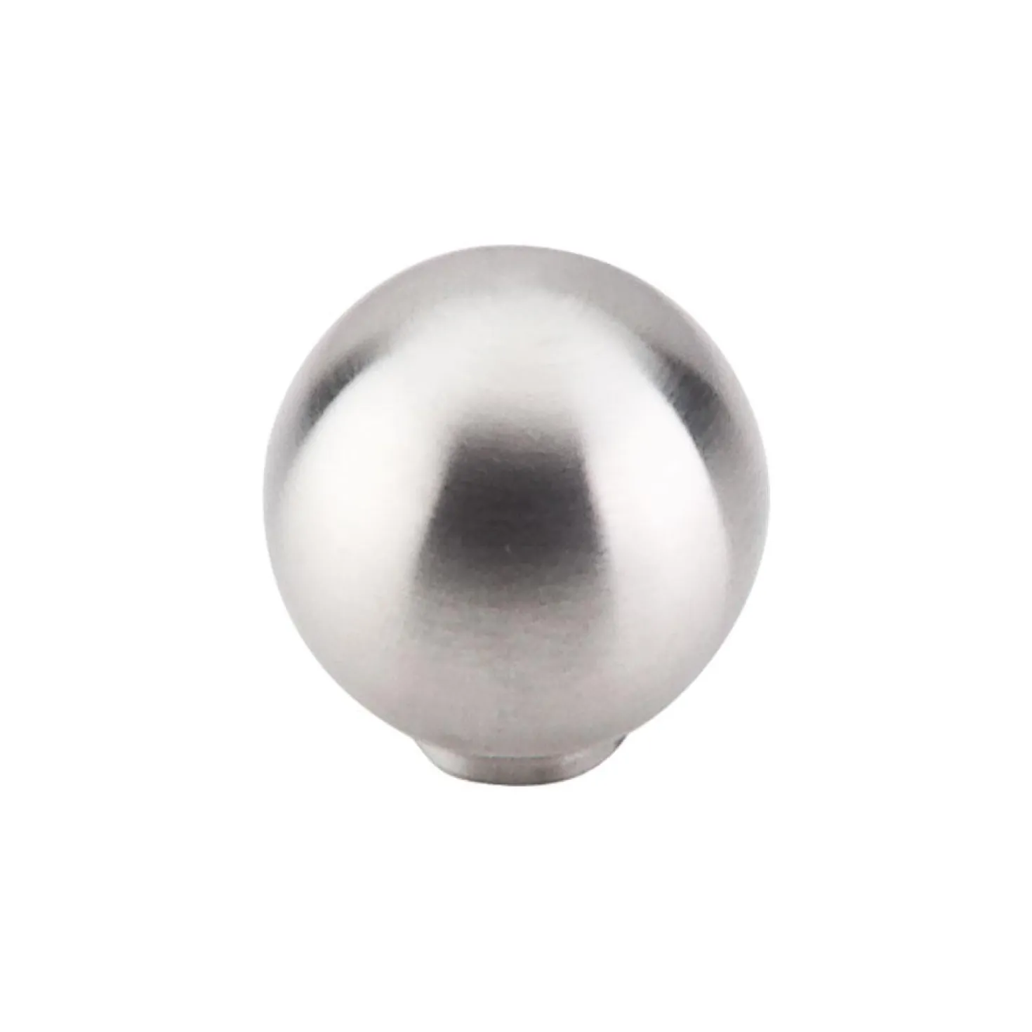 Top Knobs Ball Knob in Brushed Stainless Steel