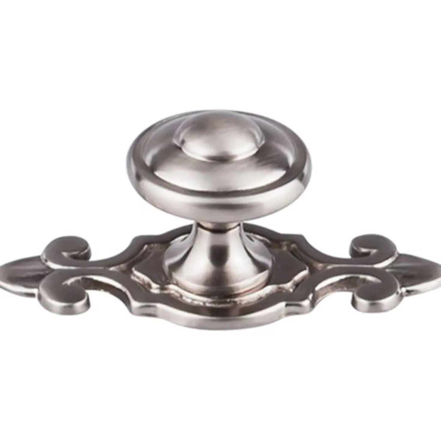 Top Knobs Canterbury Knob with Backplate
