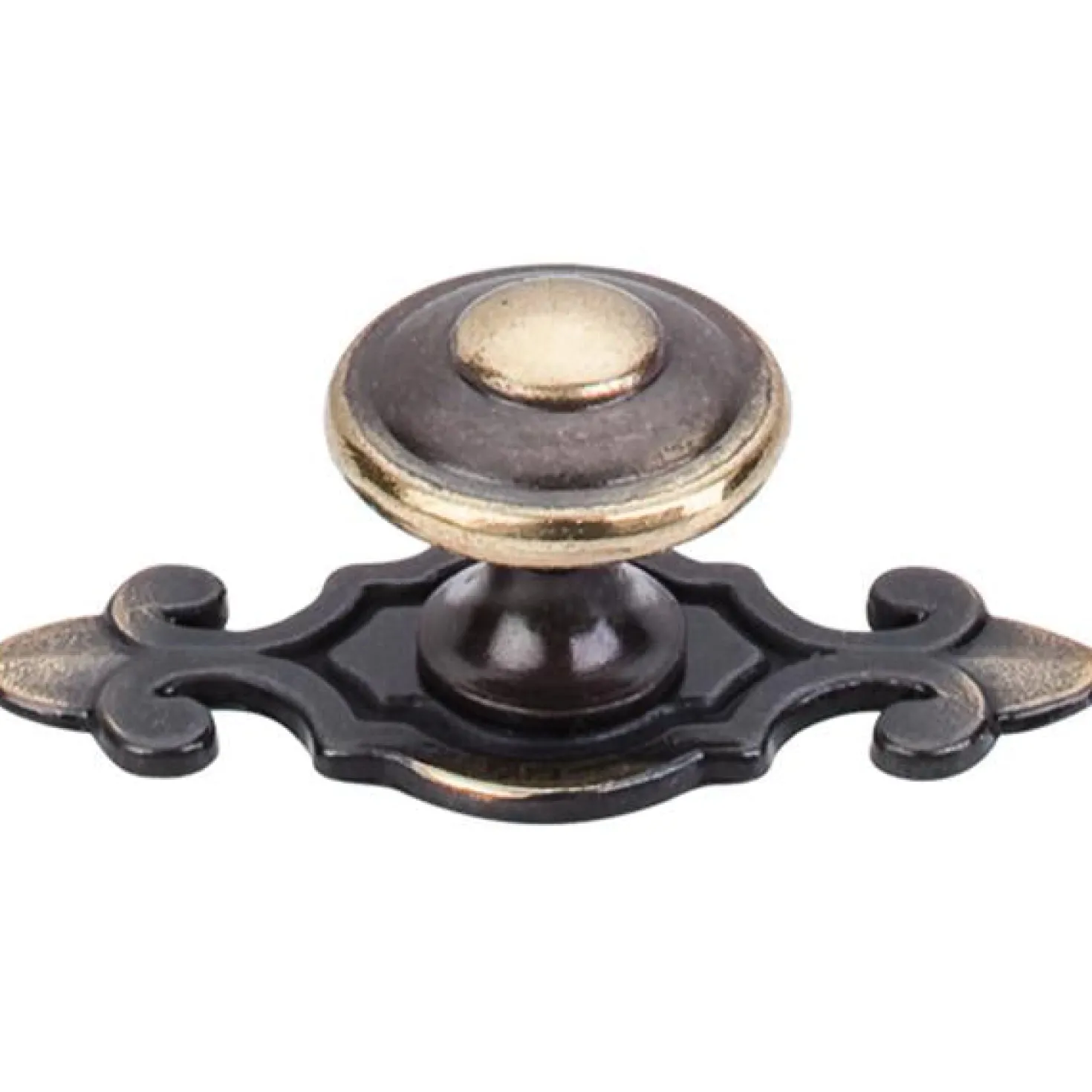 Top Knobs Canterbury Knob with Backplate